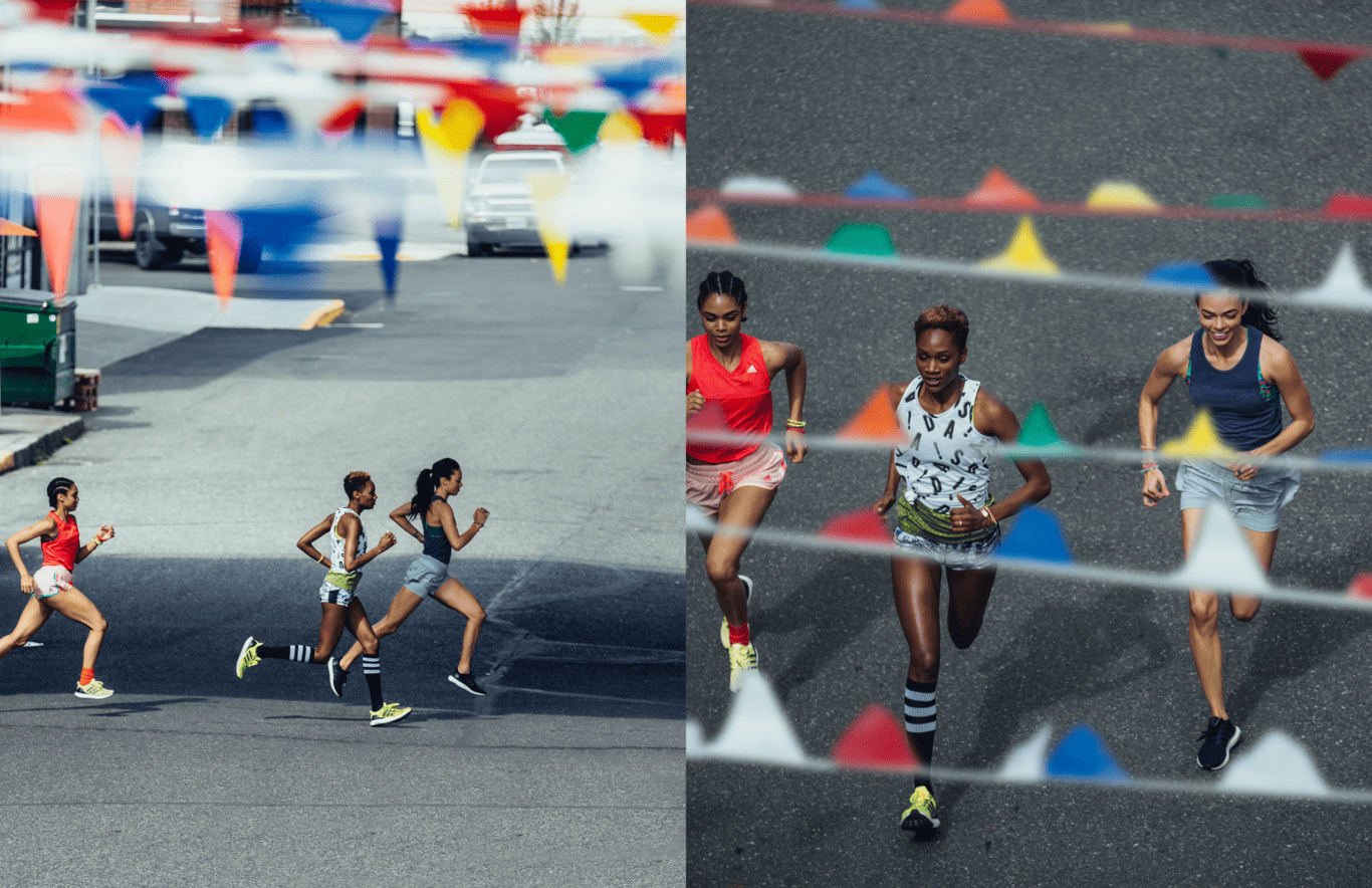 Girls on a run by Photographer Rafael Astorga