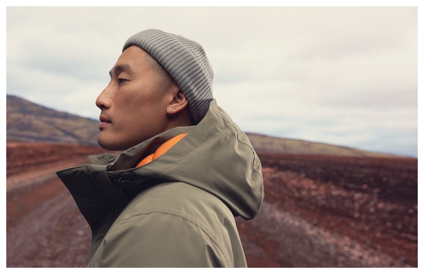 Columbia Sportswear LANDROAMER jacket LED volume stage outdoor environment by Rafael Astorga