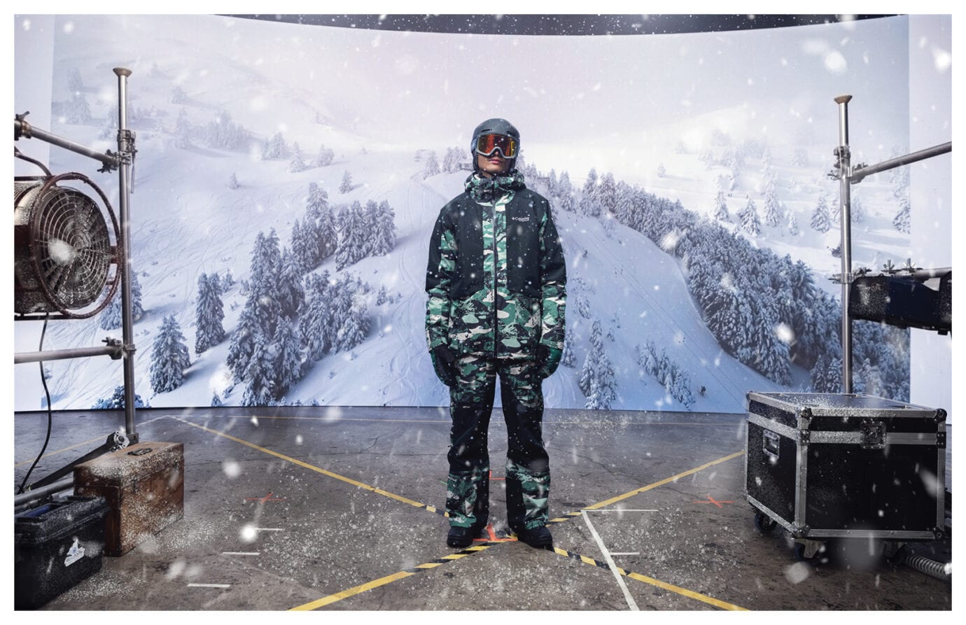 COLUMBIA SPORTSWEAR TITANIUM JACKET CAMPAIGN LED VOLUME STAGE LAB by Rafael Astorga 07