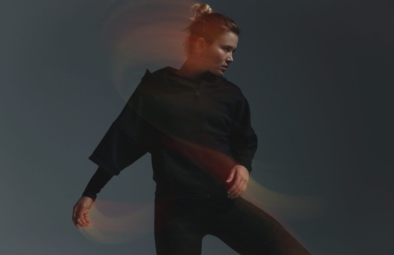 Reebok Outerwear apparel motion blur photography_03