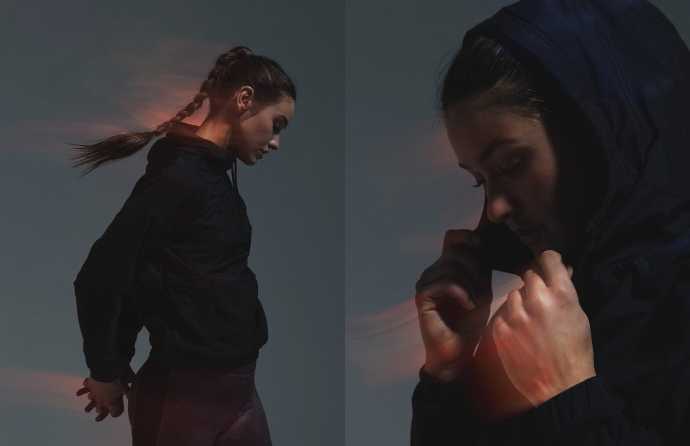Reebok Outerwear apparel motion blur photography_04