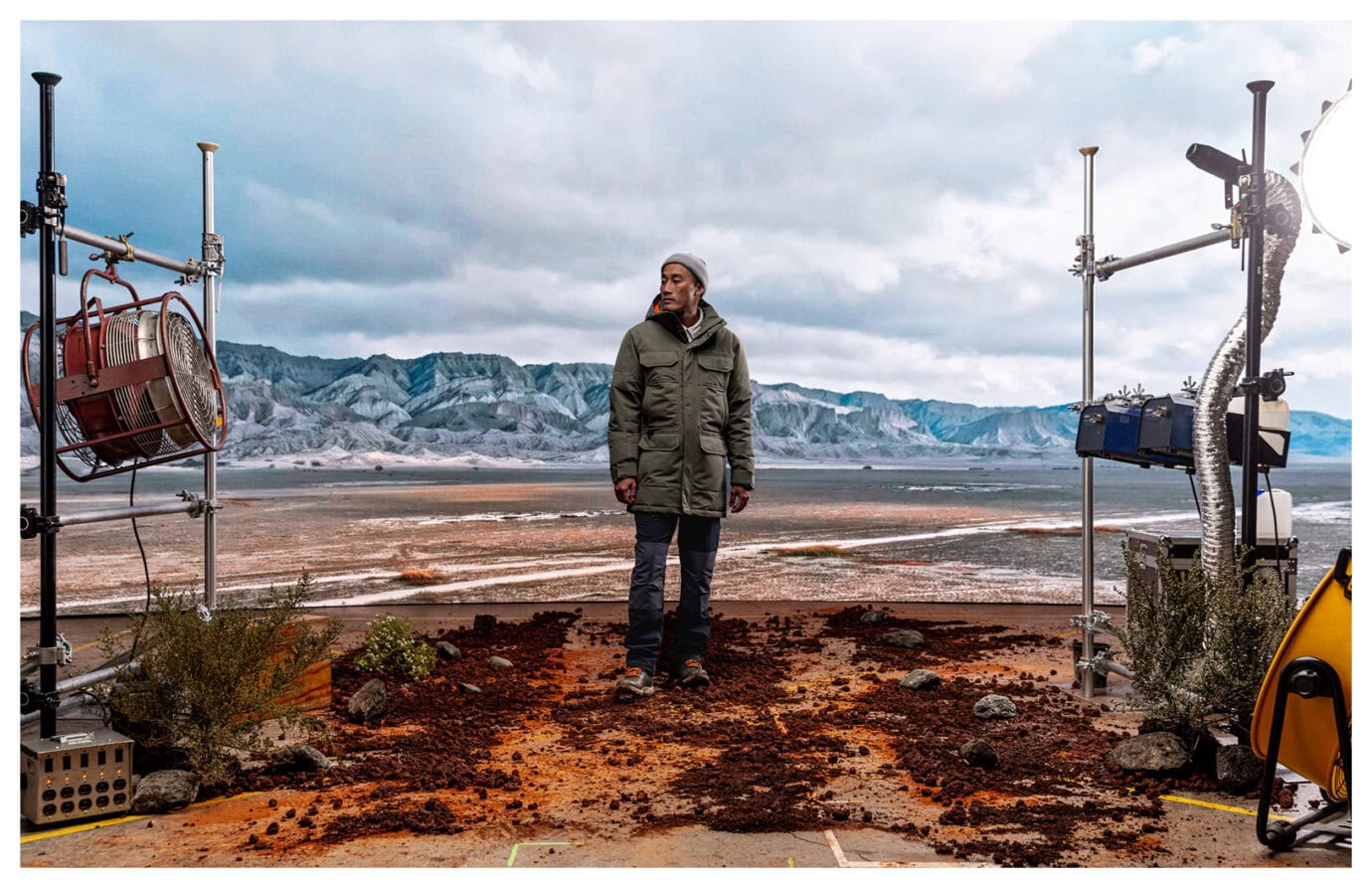 Columbia Sportswear LANDROAMER outerwear LED virtual set campaign by Rafael Astorga