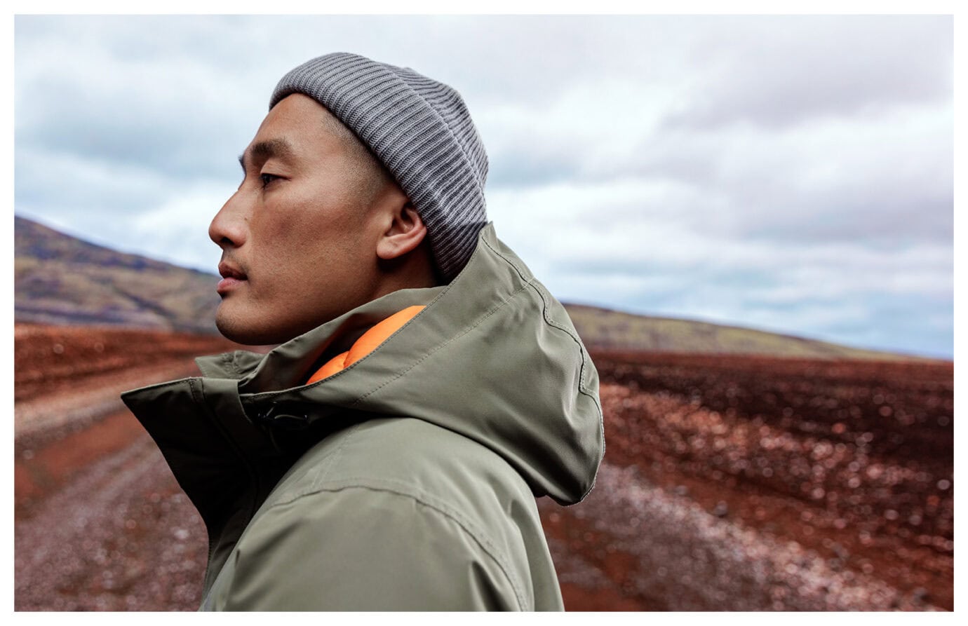 Columbia Sportswear LANDROAMER jacket LED volume stage outdoor environment by Rafael Astorga